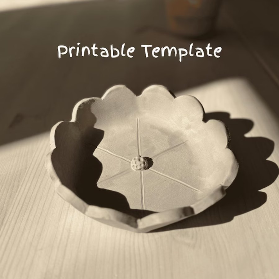 Flower Bowl Template