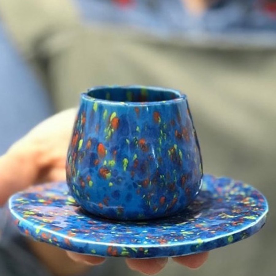 Speckled Espresso Cup
