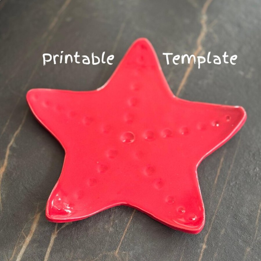 Starfish Dish Template